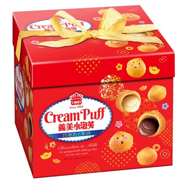 【義美】義美小泡芙禮盒-鴻禧款