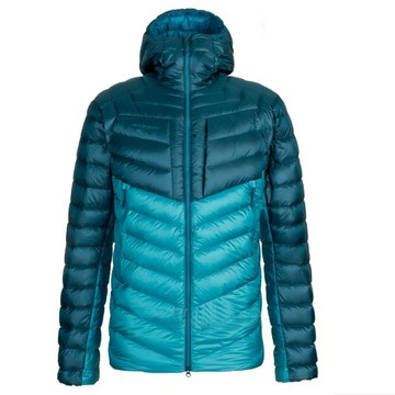 MAMMUT 男款 Broad Peak IN 輕量保暖防風防潑連帽羽絨外套_1013-00260-50255 藍寶石/水鴨藍