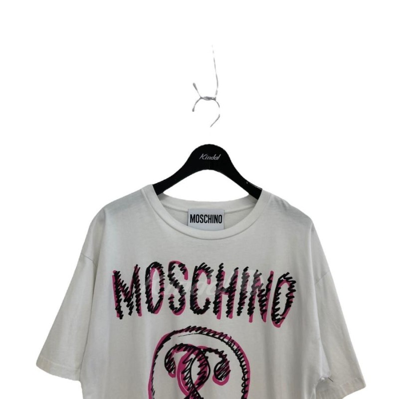 値下げ】MOSCHINO KD7248201 プリントTシャツ ホワイト サイズ：S (心斎橋アメリカ村店) | LINEブランドカタログ