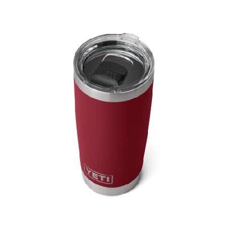 YETI Rambler 20 oz Tumbler, Stainless Steel, Vacuum Insulated with MagSlider Lid, Harvest Red並行輸入品