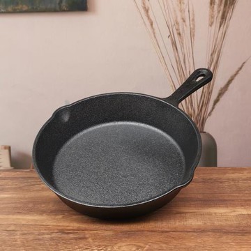 鑄鐵平底煎鍋早餐煎蛋煎餅無涂層不粘鍋家用煎牛排鍋生煎餃鍋貼鍋
