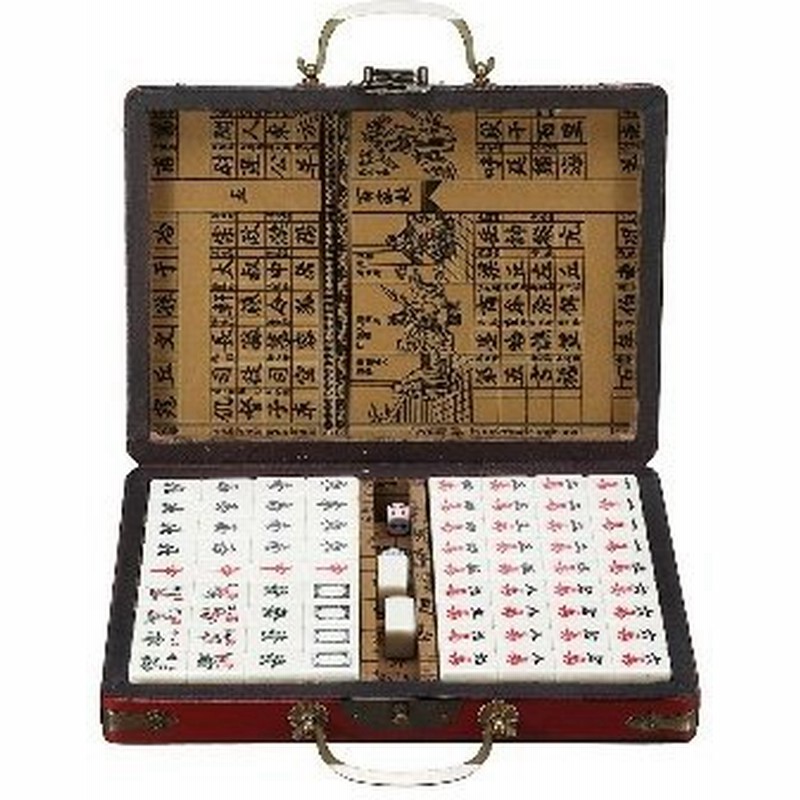 ポータブルレトロ麻雀ボックスレア中国語144タイル麻雀セット面白い党のボードゲームのおもちゃ 通販 Lineポイント最大0 5 Get Lineショッピング