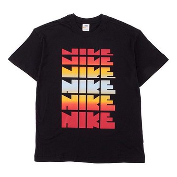 Nike Rainbow Alphabet Short Sleeve Black