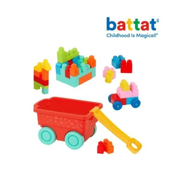Battat 樂波島-建築師積木拖車
