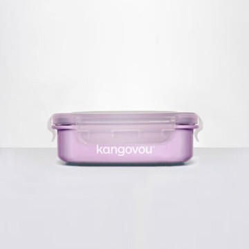享受美味餐點【Kangovou 小袋鼠】Mini 寶寶餐盒 (共 3 色) 寶寶禮 用餐 吃飯 餐盒 自主用餐 耐用好清潔