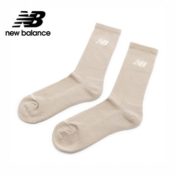 [New Balance]棉質LOGO長襪_中性_杏色_LAS53771BRN
