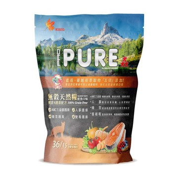 PURE 【2入組】加拿大PRO-36/15無穀天然糧-鮭魚口味(冰川鮭魚) 1.36kg/3lb 全齡貓適用(貓乾糧/貓飼料)