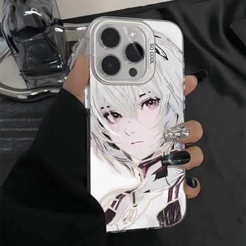 免運+隔日🚚元氣手機殼 銀髮綾波麗 適用於蘋果17promax 16Pro 15plus 14 13 12 11防摔