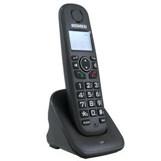 羅蜜歐 ROMEO DECT 1.8GHz數位式無線電話機 DTC-2031液晶螢幕背光最多50組電話簿