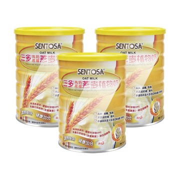 SENTOSA 高鈣高纖燕麥植物奶 850g/瓶 (3瓶)
