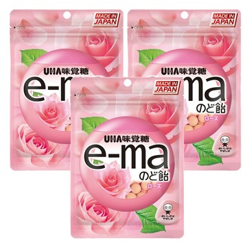 e-ma 糖 玫瑰味  50g  3包