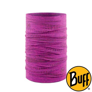 【西班牙 BUFF】夜閃運動頭巾『極致櫻粉』BF118096 戶外 露營 登山 健行 運動 休閒 時尚 防塵面罩 口罩 頭巾