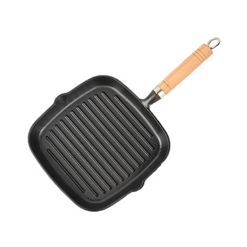 烤網/夾子/叉/刷子 多功能BBQ橫紋鑄鐵烤盤