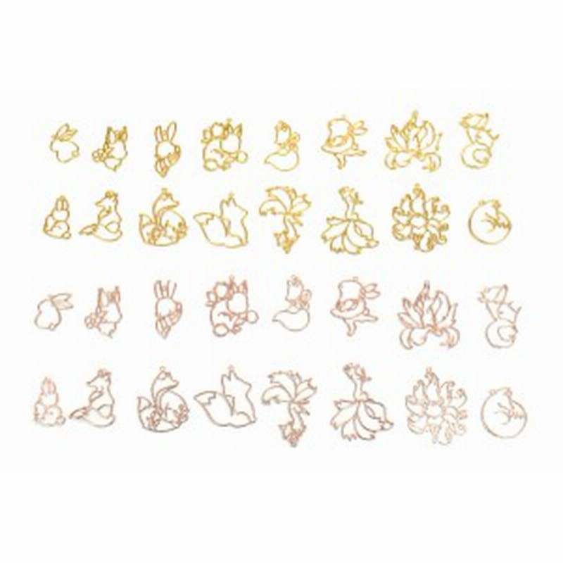 かわいい レジン 空枠 2色 32個 セット きつね うさぎ アクセサリーパーツ Diy 手作りmmk N55 1 2日発送 通販 Lineポイント最大1 0 Get Lineショッピング