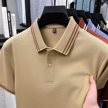 【巴黎精品】現貨+預購 夏季短袖上衣男襯衫高爾夫球衫商務特色時尚短袖T恤裝上衣-薄款男POLO衫6色a1jw8