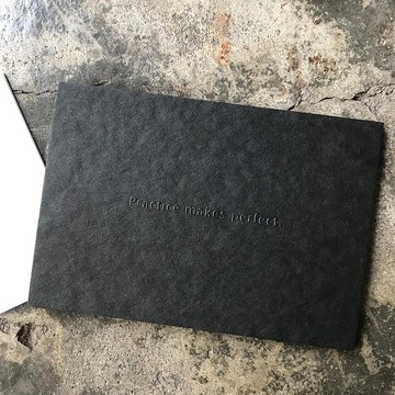 明信片/Practice makes perfect.