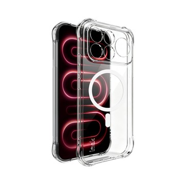 Imak POCO F9 Pro (海外版) 全包防摔套(氣囊)(磁吸款)-透明
