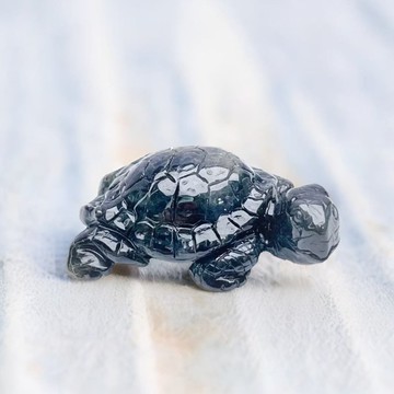 【吉祥‧長壽】烏雞翡翠烏龜擺飾 | 天然緬甸玉翡翠A貨 | 送禮