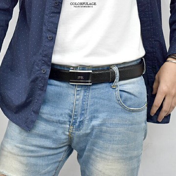 皮帶 展翅LOGO真皮自動扣腰帶【NK157】