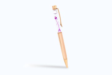 透明生物標本筆 - 日本鯷魚 Engraulis japonicus