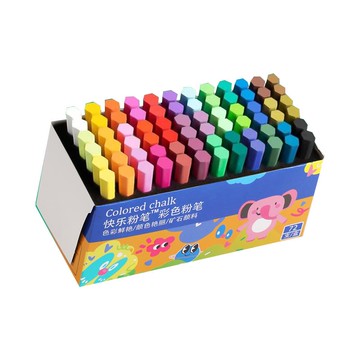 【鮮艷10倍】彩色粉筆黑板報專用家用無毒微塵快樂兒童繪畫教師【益三和】可開發票