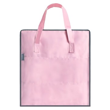 e.city 大容量多功能立體防塵收納鞋袋 170g 粉色 節省空間  33 x 37 x16cm