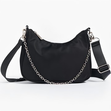 Jubello 女性 Ethlin 新月包 黑色  18 x 10 x 7 厘米