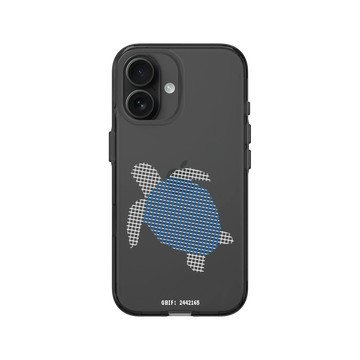 iPhone 16 Clear (相機按鈕) 酷墨灰 - The Wildlife Collection 動物野境系列 - 肯氏龜