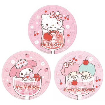 【氣泡水系列】拼圖磁鐵16片-透明(圓)【九乘九購物網】