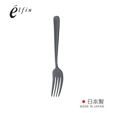 日本高桑金屬 日製熔岩黑石餐叉-2入