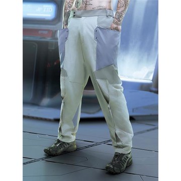 不作惡「重霄長褲」中國風賽博朋克機能街頭加絨加厚防水滑雪褲冬