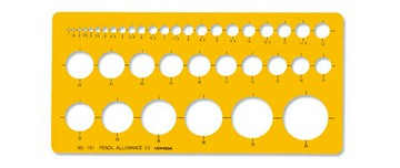日本 UCHIDA 內田 圓圈板 /片 No.101【APP滿額下單10%點數(單一帳號最高1000點)】4/30止