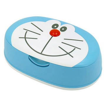 【震撼精品百貨】Doraemon 哆啦A夢 哆啦A夢 DORAEMON 頭型盒裝濕紙巾(80枚) 日本製 #48275 震撼日式精品百貨