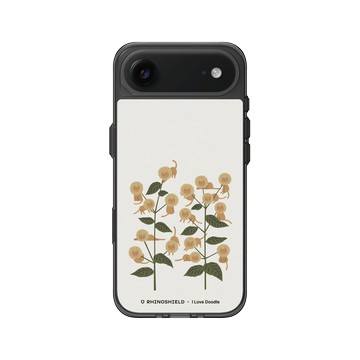 iPhone Air Clear (相機按鈕) 酷墨灰 - ilovedoodle (Lim Heng Swee) - Cat and Plant - 喵喵樹