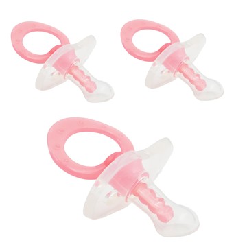 Simba 小獅王辛巴 拇指型按摩安撫奶嘴  顏色隨機  初生 0~6個月  3個