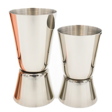 Hesii 量酒器 40/20ml 不鏽鋼  1個  銀色