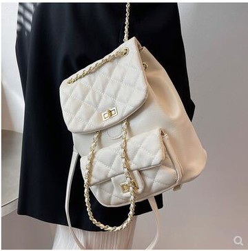 復古英倫後背包女pu皮韓版小清新個性大學生學院風簡約百搭背包潮