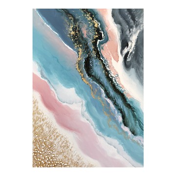 御畫房 當代國家級展覽畫家 抽象系列手繪油畫70×100cm(DB-041)