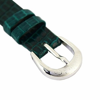 新品未使用❣️ レディース　ベルト 未使用 ティファニー 純正 レザーベルト 緑 レディース 腕時計