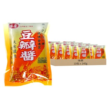 味榮 精緻豆瓣醬  140g  10包