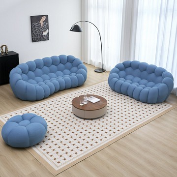 【台灣公司 可打統編】免運 沙發 創意沙發 輕奢個性創意極簡異形沙發意式客廳布藝沙發羅奇堡網紅泡泡沙發 可開發票 全館六折 工廠現貨直銷 新品特價 c9241