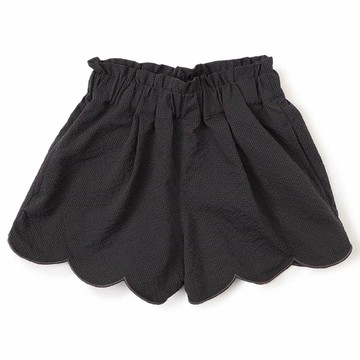 日本 BREEZE - 潑水加工 貝殼下擺短褲-深灰