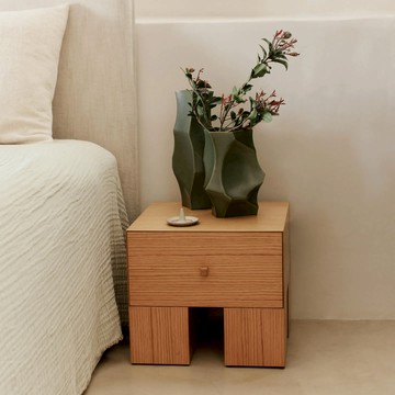 丹麥 Ferm Living CUEVA 花器 鼠尾草綠 26公分