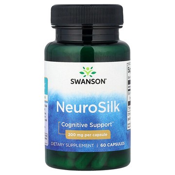 Swanson Vitamins, NeuroSilk，200 毫克，60 粒膠囊