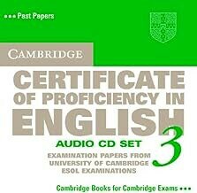 Cambridge Certificate of Proficiency in English 3 Audio CDs (2) (1版) ESOL  Cambridge