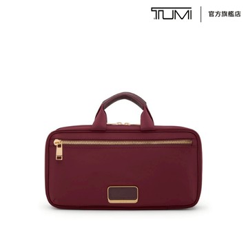 VOYAGEUR Madeline 迷你化妝包-勃根地紅