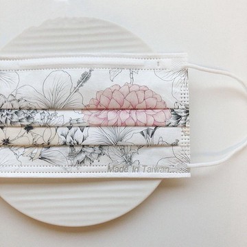 【無藏】大理花 /成人醫療口罩/5入裝/10入盒/50入盒裝/雙鋼印