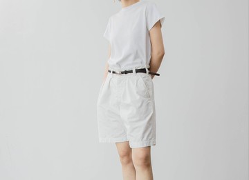 法式復古 少年感高腰短褲