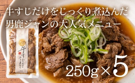 牛すじだけの牛すじ煮込み 250g×5袋 箱入