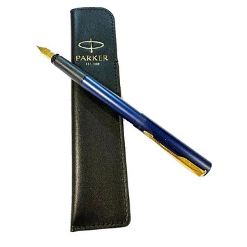 派克PARKER 派克 威雅XL海軍藍鋼筆 真皮筆套禮盒【APP滿額下單10%點數(單一帳號最高5000點)】1/31止